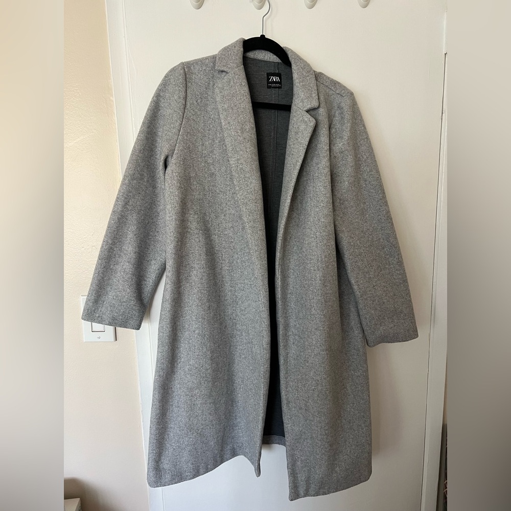 Zara Light Gray Coat